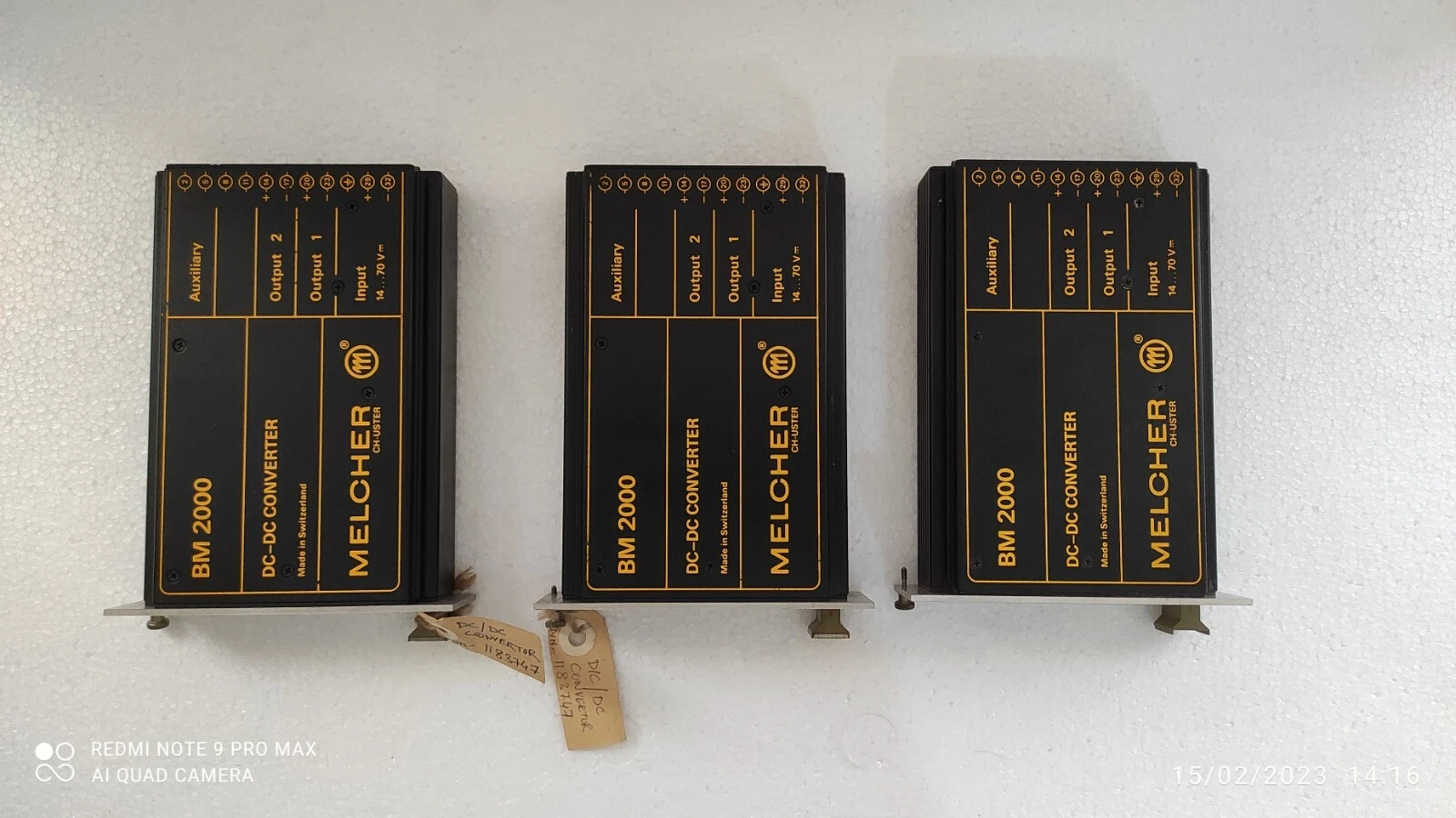 Melcher BM 2000 / BM-2000 DC-DC Converter